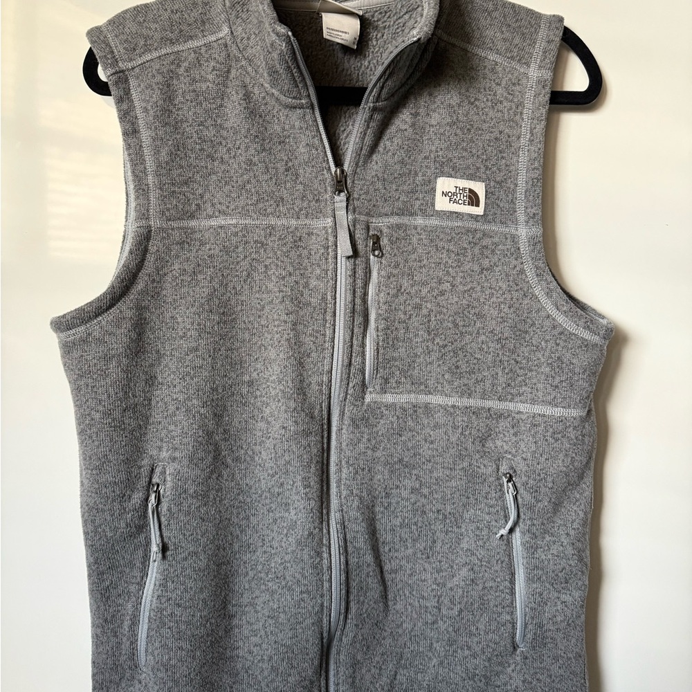 The North Face Gray Fleece Vest